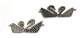 CZ Micro Pave Connector, Bird Connectors, Swan Connector, Pave Connectors, Jewelry Making, Jewelry Findings, Jewelry Supplies, DIY Jewelry