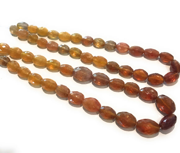 Natural Sapphire Gemstone Beads, Jewelry Supplies for Jewelry Making, Yellow Sapphire Beads, Wholesale Beads, Bulk Beads, Full 13