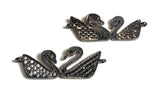 CZ Micro Pave Connector, Bird Connectors, Swan Connector, Pave Connectors, Jewelry Making, Jewelry Findings, Jewelry Supplies, DIY Jewelry