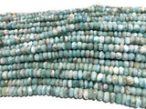 Natural Larimar Gemstone Beads, Wholesale Beads, Bulk Beads, Jewelry Supplies for Jewelry Making, Larimar Beads, 5mm-6mm