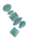 6Pcs Amazonite Cabochon, Loose Gemstone, Natural Gemstone, Jewelry Making, Jewelry Supplies, Gemstone Cabochon, Wire Wrapping, DIY Jewelry