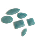 6Pcs Amazonite Cabochon, Loose Gemstone, Natural Gemstone, Jewelry Making, Jewelry Supplies, Gemstone Cabochon, Wire Wrapping, DIY Jewelry