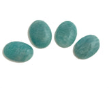 4Pcs Amazonite Cabochon, Loose Gemstone, Natural Gemstone Cabochon, Jewelry Making, Jewelry Supplies, Wire Wrapping, Bulk Cabochon