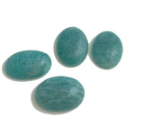 4Pcs Amazonite Cabochon, Loose Gemstone, Natural Gemstone Cabochon, Jewelry Making, Jewelry Supplies, Wire Wrapping, Bulk Cabochon