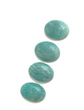 4Pcs Amazonite Cabochon, Loose Gemstone, Natural Gemstone Cabochon, Jewelry Making, Jewelry Supplies, Wire Wrapping, Bulk Cabochon