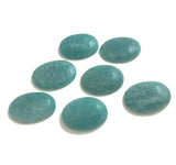 7 Pcs Amazonite Cabochon, Loose Gemstone, Natural Gemstone, Jewelry Making, Jewelry Supplies, Wire Wrapping, Bulk Gemstone Cabochon