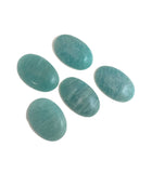 3 Pcs Amazonite Cabochon, Loose Natural Gemstone, Jewelry Making, Jewelry Supplies, Wire Wrapping, Bulk Gemstone Cabochon, 38x25mm-42x29mm
