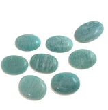 3 Pcs Amazonite Cabochon, Loose Natural Gemstone, Jewelry Making, Jewelry Supplies, Wire Wrapping, Bulk Gemstone Cabochon, 38x25mm-42x29mm