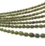 Natural Green Sapphire Gemstone Beads, Wholesale Beads for Jewelry Making, Jewelry Supplies, Bulk Beads, 13"Strand