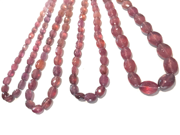 Natural Pink Sapphire Gemstone Beads, Jewelry Supplies for Jewelry Making, Genuine Pink Sapphire Wholesale Beads, Bulk Beads, 13