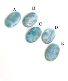 Larimar Cabochon, Loose Gemstone, Blue Larimar, Large Cabochon, Natural Gemstones, Gemstone Cabochons, Wire Wrapping, Jewelry Supplies