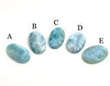 Larimar Cabochon, Loose Gemstone, Blue Larimar, Large Cabochon, Natural Gemstones, Gemstone Cabochons, Wire Wrapping, Jewelry Supplies