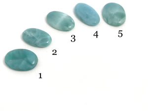 Larimar Cabochon, Gemstone Cabochon, Blue Larimar Cabochon, Natural Gemstone, Jewelry Supplies, Wire Wrapping, Jewelry Making, 1 Pc