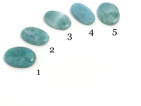 Larimar Cabochon, Gemstone Cabochon, Blue Larimar Cabochon, Natural Gemstone, Jewelry Supplies, Wire Wrapping, Jewelry Making, 1 Pc