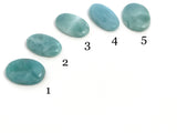 Larimar Cabochon, Gemstone Cabochon, Blue Larimar Cabochon, Natural Gemstone, Jewelry Supplies, Wire Wrapping, Jewelry Making, 1 Pc