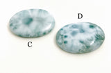 Natural Larimar Cabochon, Loose Cabochons, Large Gemstone Cabochon, Oval Larimar Gemstones, Larimar Cabochon for Jewelry Making, 1 Pc