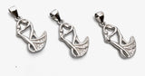 Silver Pendants, Gifts for Dancers, Gifts for Bride, Dancing Couple Pendant, Anniversary Gifts, Jewelry Supplies, Jewelry Findings, 1 Pc