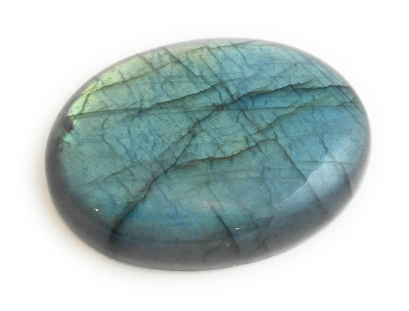 Labradorite Cabochon, Natural Gemstone Cabochon, Wire Wrapping, Labradorite, Jewelry Supplies, Jewelry Making, DIY Jewelry, 45x34mm
