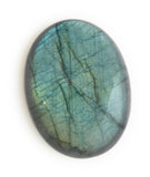 Labradorite Cabochon, Natural Gemstone Cabochon, Wire Wrapping, Labradorite, Jewelry Supplies, Jewelry Making, DIY Jewelry, 45x34mm