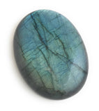Labradorite Cabochon, Natural Gemstone Cabochon, Wire Wrapping, Labradorite, Jewelry Supplies, Jewelry Making, DIY Jewelry, 45x34mm