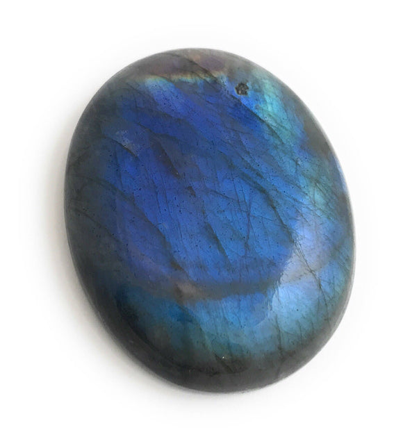 Labradorite Cabochon, Natural Gemstone, Gemstone Cabochon, Wire Wrapping, Labradorite, Jewelry Supplies, Jewelry Making, 45x34mm