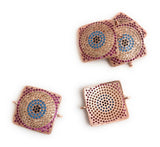 Evil Eye Connectors, CZ Connectors, Jewelry Findings, Jewelry Supplies, Jewelry Making, Bracelet Connectors, Pave Connectors, DIY Jewelry