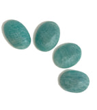 4Pcs Amazonite Cabochon, Loose Gemstone, Natural Gemstone Cabochon, Jewelry Making, Jewelry Supplies, Wire Wrapping, Bulk Cabochon