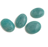 4Pcs Amazonite Cabochon, Loose Gemstone, Natural Gemstone Cabochon, Jewelry Making, Jewelry Supplies, Wire Wrapping, Bulk Cabochon