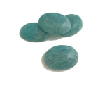 4Pcs Amazonite Cabochon, Loose Gemstone, Natural Gemstone Cabochon, Jewelry Making, Jewelry Supplies, Wire Wrapping, Bulk Cabochon
