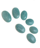 7 Pcs Amazonite Cabochon, Loose Gemstone, Natural Gemstone, Jewelry Making, Jewelry Supplies, Wire Wrapping, Bulk Gemstone Cabochon