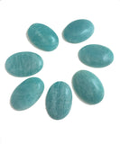 7 Pcs Amazonite Cabochon, Loose Gemstone, Natural Gemstone, Jewelry Making, Jewelry Supplies, Wire Wrapping, Bulk Gemstone Cabochon
