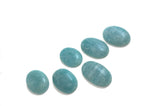 3 Pcs Amazonite Cabochon, Loose Natural Gemstone, Jewelry Making, Jewelry Supplies, Wire Wrapping, Bulk Gemstone Cabochon, 38x25mm-42x29mm