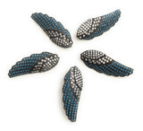 Wing Connector, Feather Connector, CZ Connector, Turquoise Connector, Bracelet Connector, Jewelry Supplies, Jewelry Findings, CZ Links