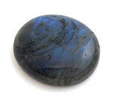 Natural Labradorite Gemstone Cabochon, Jewelry Supplies for Jewelry Making, Gemstone Cabochons for Wire Wrapping, 35x30x9.25mm