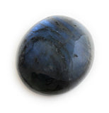 Natural Labradorite Gemstone Cabochon, Jewelry Supplies for Jewelry Making, Gemstone Cabochons for Wire Wrapping, 35x30x9.25mm