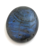 Natural Labradorite Gemstone Cabochon, Jewelry Supplies for Jewelry Making, Gemstone Cabochons for Wire Wrapping, 35x30x9.25mm