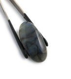 Labradorite Cabochon, Natural Gemstone, Wire Wrapping, Labradorite, Jewelry Supplies, Jewelry Making, Gemstone Cabochon, 42x20.5x8.5mm