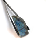 Labradorite Cabochon, Natural Cabochon, Wire Wrapping, Jewelry Supplies, Jewelry Making, Gemstone Cabochon, Labradorite, 43x19mm