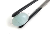 Aquamarine Connectors, Gemstone Connectors, Aquamarine, Silver Connectors, Bezel Connector, Jewelry Supplies, Jewelry Making, DIY, 29x15.5mm
