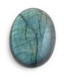 Labradorite Cabochon, Natural Gemstone Cabochon, Wire Wrapping, Labradorite, Jewelry Supplies, Jewelry Making, DIY Jewelry, 45x34mm