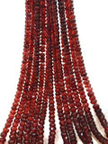 Natural Garnet Gemstone Beads, Genuine Mozambique Garnet Beads, Jewelry Supplies for Jewelry Making, Wholesale Beads, Bulk Beads, 5mm-5.5mm