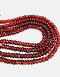 Natural Garnet Gemstone Beads, Genuine Mozambique Garnet Beads, Jewelry Supplies for Jewelry Making, Wholesale Beads, Bulk Beads, 5mm-5.5mm