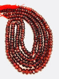 Natural Garnet Gemstone Beads, Genuine Mozambique Garnet Beads, Jewelry Supplies for Jewelry Making, Wholesale Beads, Bulk Beads, 5mm-5.5mm