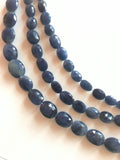 Sapphire Beads, Blue Sapphire Beads, Gemstone Beads, Natural Gemstone Beads, Jewelry Supplies, Jewelry Making, Wholesale Beads, 7"Strand