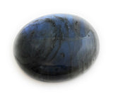 Natural Labradorite Gemstone Cabochon, Jewelry Supplies for Jewelry Making, Gemstone Cabochons for Wire Wrapping, 35x30x9.25mm