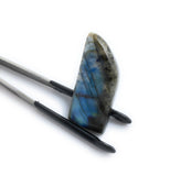 Labradorite Cabochon, Natural Cabochon, Wire Wrapping, Jewelry Supplies, Jewelry Making, Gemstone Cabochon, Labradorite, 43x19mm