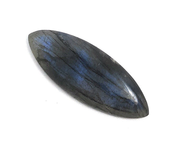 Labradorite Cabochon, Natural Gemstone, Wire Wrapping, Jewelry Supplies, Jewelry Making, Gemstone Cabochon, Labradorite, 41.25x16mm