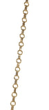 4.5 Foot Gold Filled Chain , Bulk Wholesale Chain, Jewelry Supplies for DIY Jewelry Making, Jewelry Findings, 6.5x 3mm