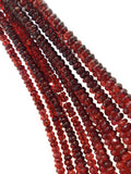Natural Garnet Gemstone Beads, Genuine Mozambique Garnet Beads, Jewelry Supplies for Jewelry Making, Wholesale Beads, Bulk Beads, 5mm-5.5mm