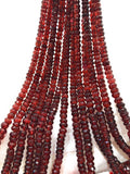 Natural Garnet Gemstone Beads, Genuine Mozambique Garnet Beads, Jewelry Supplies for Jewelry Making, Wholesale Beads, Bulk Beads, 5mm-5.5mm